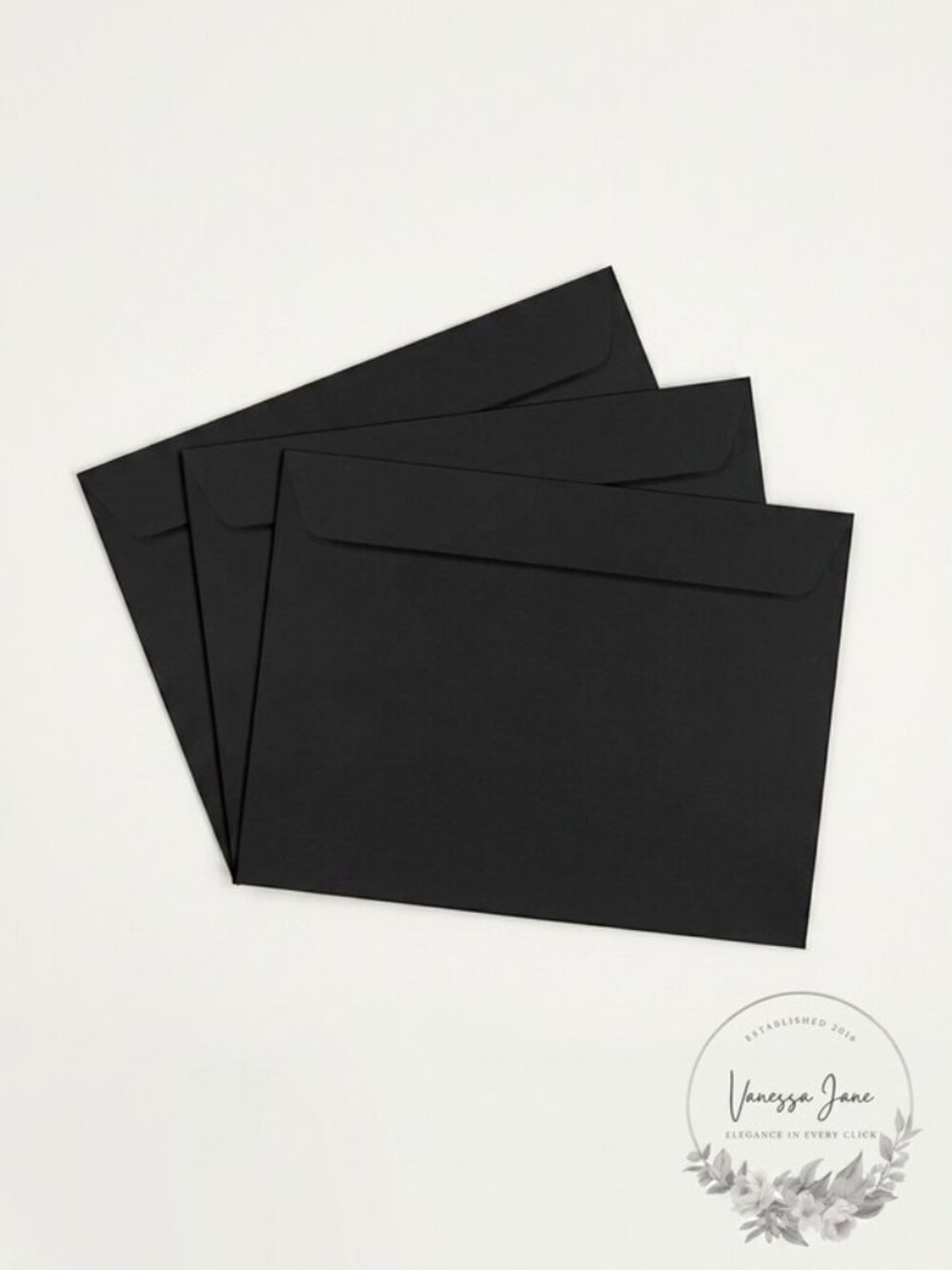 JAM Paper 9 x 12 Booklet Envelopes Black 25/Pack (2112755)